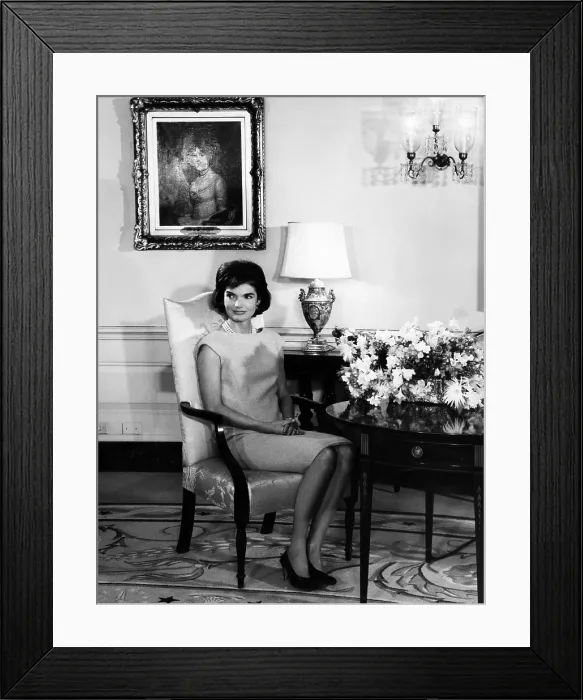 Framed Print : Jacqueline Kennedy, circa. 1960s. Courtesy: CSU Archives / Everett Collection