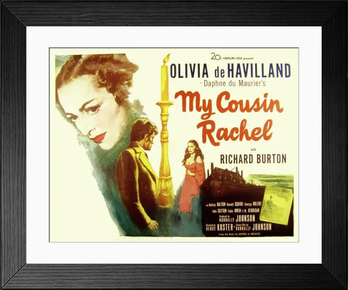 Framed Print : MY COUSIN RACHEL, Olivia de Havilland, Richard Burton, Audrey Dalton, 1952, TM and copyright 20th Century Fox Film Corp. All rights reserved  /  Courtesy: Everett Collection