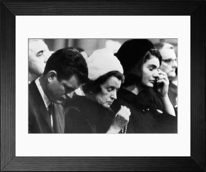 Framed Print : Senator Edward Kennedy, Rose Kennedy Framed Print : Senator Edward Kennedy, Rose Kennedy