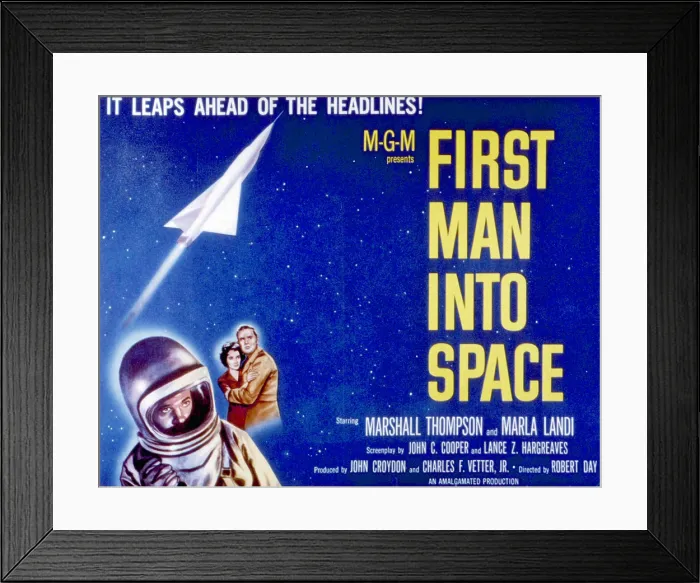 Framed Print : FIRST MAN INTO SPACE, 1959