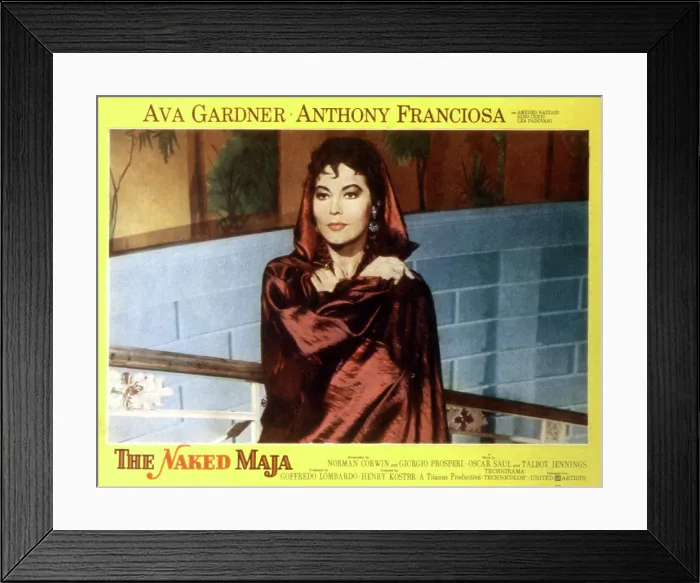 Framed Print : THE NAKED MAJA, Ava Gardner, 1958