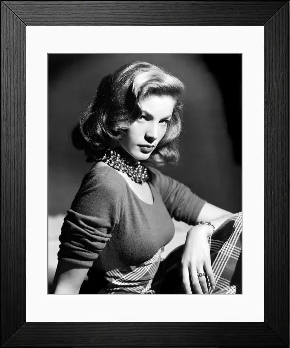 Framed Print : Lauren Bacall, 1945 Framed Print : Lauren Bacall, 1945
