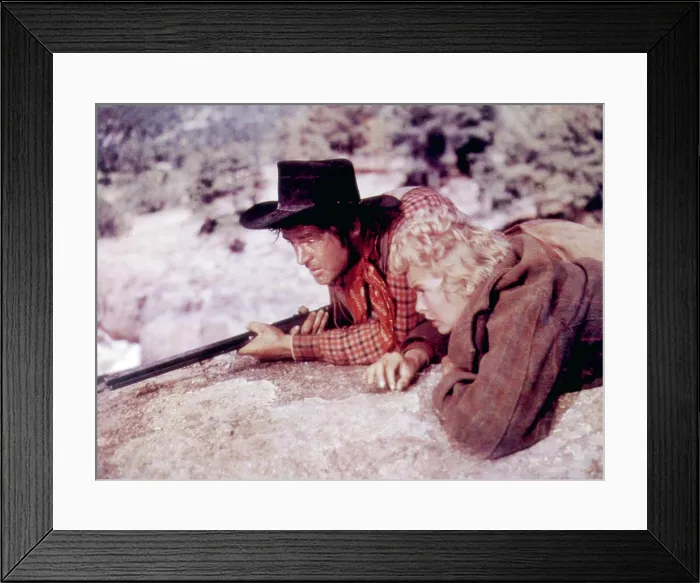 Framed Print : THE NAKED SPUR, Robert Ryan, Janet Leigh, 1953 Framed Print : THE NAKED SPUR, Robert Ryan, Janet Leigh, 1953