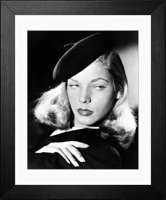 Framed Print : Lauren Bacall, ca. 1945 Framed Print : Lauren Bacall, ca. 1945