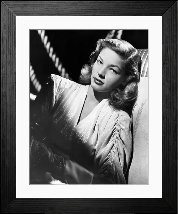 Framed Print : Lauren Bacall, ca. 1945 Framed Print : Lauren Bacall, ca. 1945