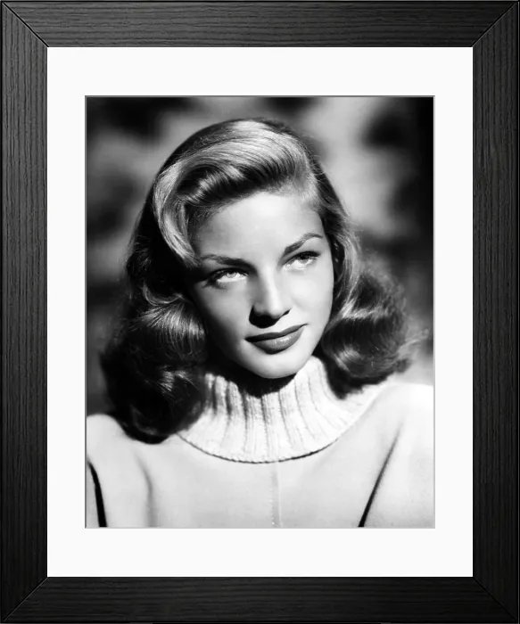 Framed Print : Lauren Bacall, late 1940s