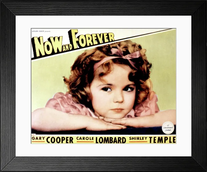 Framed Print : NOW AND FOREVER, Shirley Temple, 1934 Framed Print : NOW AND FOREVER, Shirley Temple, 1934