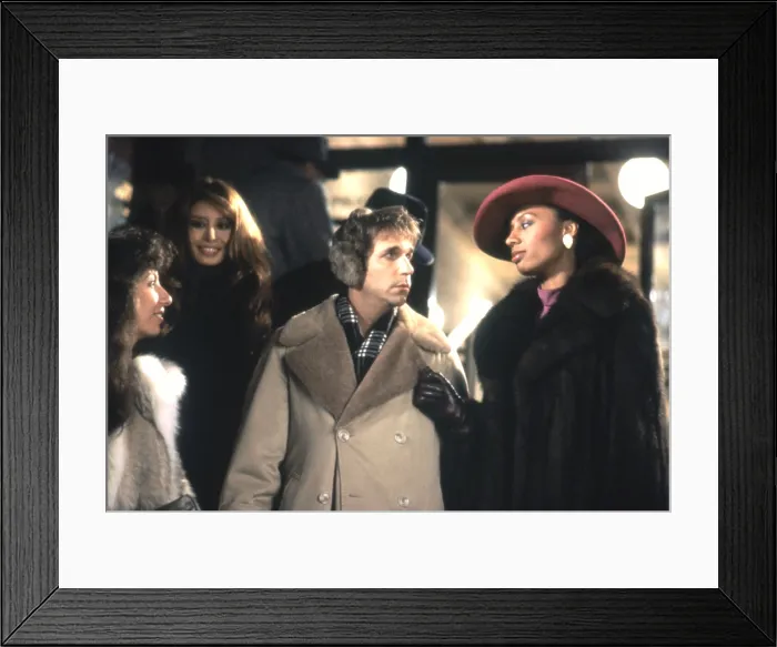 Framed Print : NIGHT SHIFT, Henry Winkler, Cheryl Carter, 1982, (c) Warner Brothers / courtesy Everett Collection