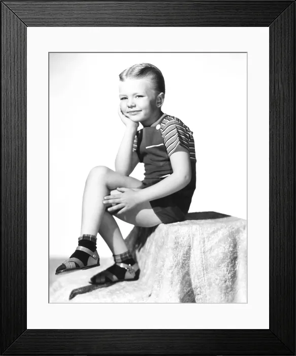 Framed Print : Larry Simms, ca. 1940 Framed Print : Larry Simms, ca. 1940