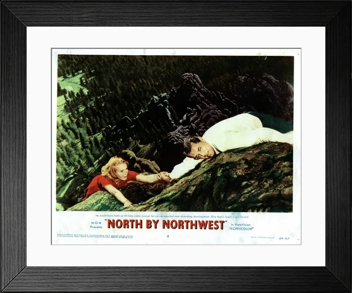 Framed Print : NORTH BY NORTHWEST, Eva Marie Saint, Cary Grant, 1959