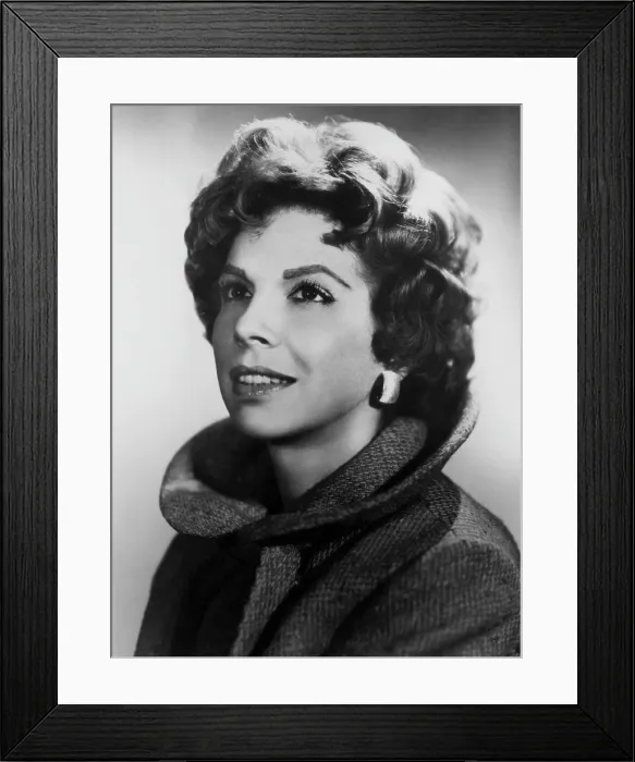 Framed Print : Jacqueline Susann (1918-1974), American author, circa 1956. Courtesy: CSU Archives / Everett Collection