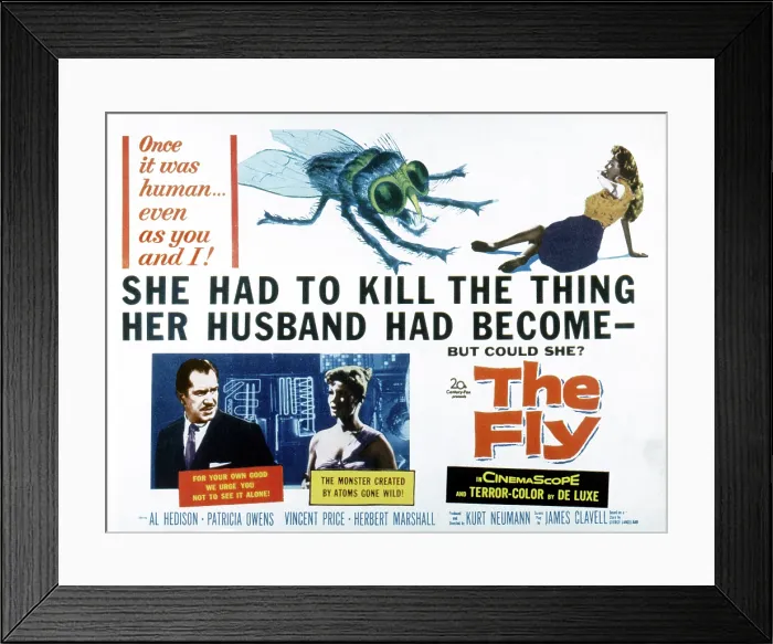 Framed Print : THE FLY, Vincent Price, Patricia Owens, 1958. TM and Copyright (c) 20th Century Fox Film Corp. All rights reserved. Courtesy: Everett Collection Framed Print : THE FLY, Vincent Price, Patricia Owens, 1958. TM and Copyright (c) 20th Century Fox Film Corp. All rights reserved. Courtesy: Everett Collection