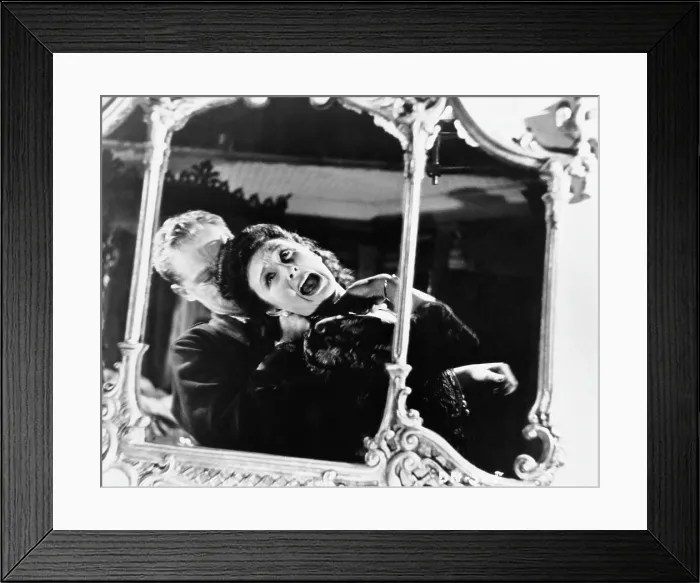 Framed Print : DEAD OF NIGHT, from left: Ralph Michael, Googie Withers, segment The Haunted Mirror, 1945 deadofnight1945-fsct014(deadofnight1945-fsct014) Framed Print : DEAD OF NIGHT, from left: Ralph Michael, Googie Withers, segment The Haunted Mirror, 1945 deadofnight1945-fsct014(deadofnight1945-fsct014)