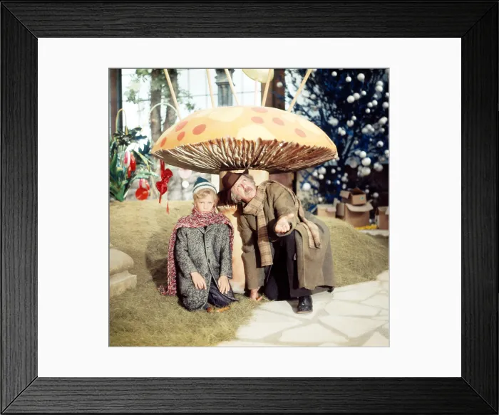 Framed Print : WILLY WONKA AND THE CHOCOLATE FACTORY, from left: Peter Ostrum, Jack Albertson, 1971 willywonka1971-fsct17(willywonka1971-fsct17)