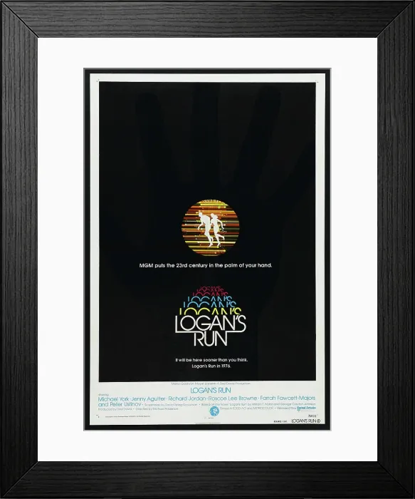 Framed Print : LOGAN'S RUN, US Poster, 1976 Framed Print : LOGAN'S RUN, US Poster, 1976