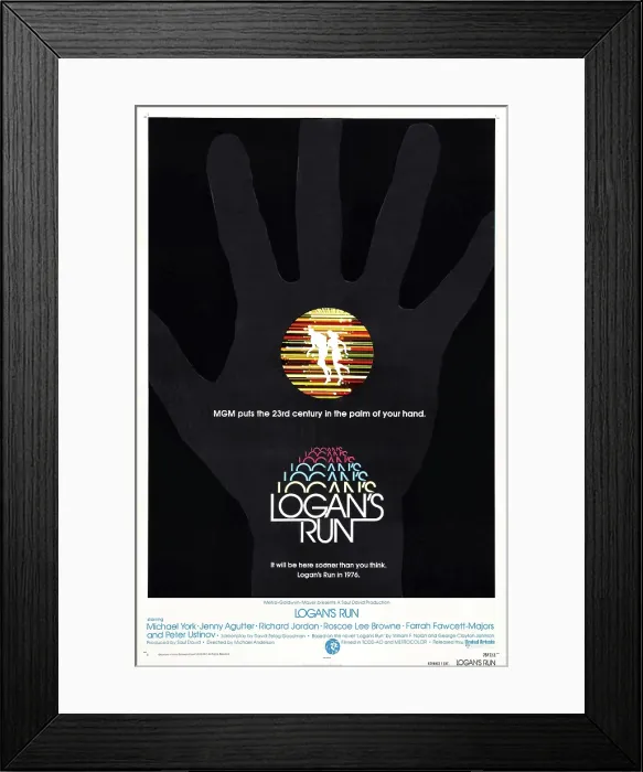 Framed Print : LOGAN'S RUN, US Poster, 1976