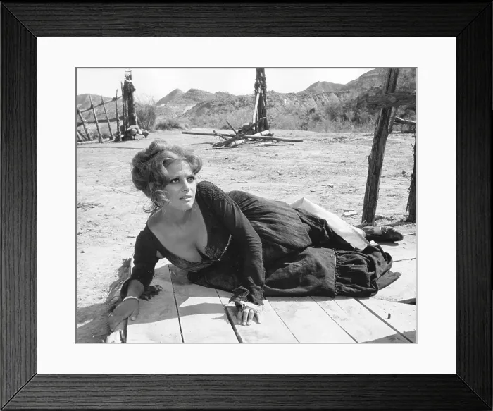 Framed Print : ONCE UPON A TIME IN THE WEST, Claudia Cardinale, 1968 ouatitw1968-fsct14(ouatitw1968-fsct14)