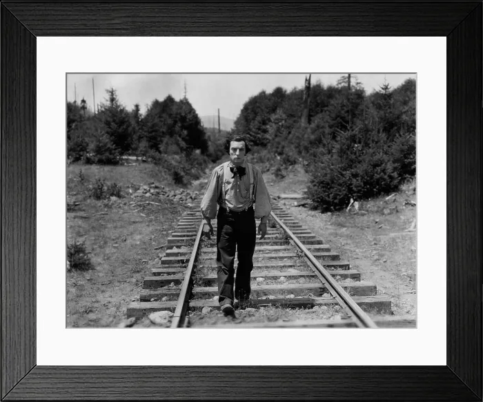 Framed Print : THE GENERAL, Buster Keaton, 1926, thegeneral1926-fsct06(thegeneral1926-fsct06)