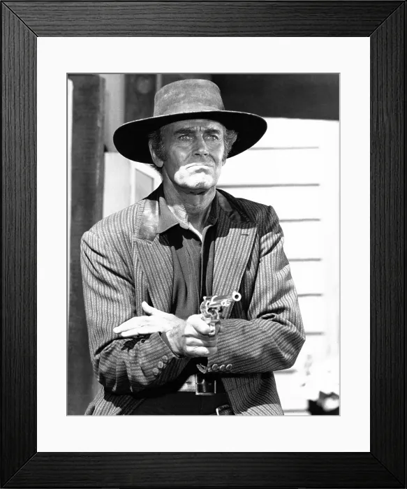 Framed Print : ONCE UPON A TIME IN THE WEST, Henry Fonda, 1968 ouatitw1968-fsct17(ouatitw1968-fsct17) Framed Print : ONCE UPON A TIME IN THE WEST, Henry Fonda, 1968 ouatitw1968-fsct17(ouatitw1968-fsct17)