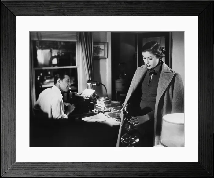 Framed Print : SUNSET BOULEVARD, from left: William Holden, Nancy Olson, 1950 sunsetblvd1950-fsct06(sunsetblvd1950-fsct06) Framed Print : SUNSET BOULEVARD, from left: William Holden, Nancy Olson, 1950 sunsetblvd1950-fsct06(sunsetblvd1950-fsct06)