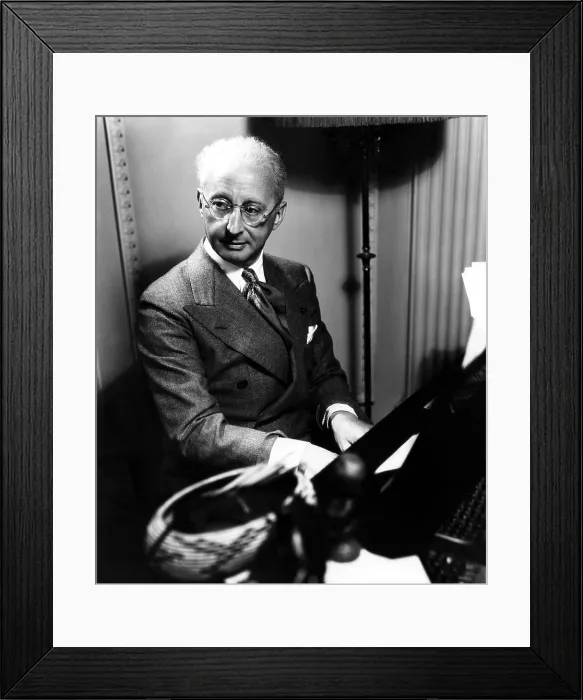 Framed Print : Jerome Kern (1885-1945), American composer and songwriter, October 23, 1941.. Courtesy: CSU Archives / Everett Collection Framed Print : Jerome Kern (1885-1945), American composer and songwriter, October 23, 1941.. Courtesy: CSU Archives / Everett Collection