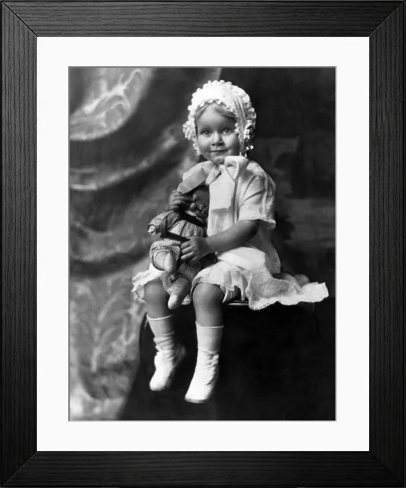 Framed Print : Jean Harlow at age 2, 1913. Courtesy: CSU Archives / Everett Collection