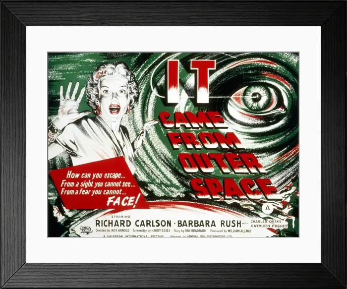Framed Print : IT CAME FROM OUTER SPACE, Kathleen Hughes, 1953, itcameouterspace-fsct03, Photo by: Everett Collection (itcameouterspace-fsct03)