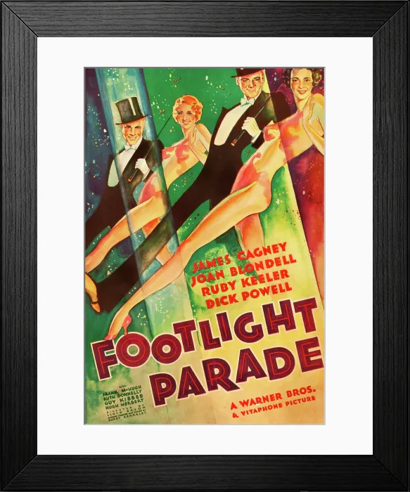 Framed Print : FOOTLIGHT PARADE, Dick Powell, Joan Blondell, James Cagney, Ruby Keeler, 1933