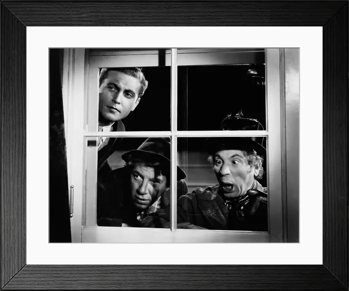 Framed Print : A NIGHT AT THE OPERA, from top left: Allan Jones, Chico Marx, Harpo Marx, 1935 anightattheopera-fsct03(anightattheopera-fsct03)