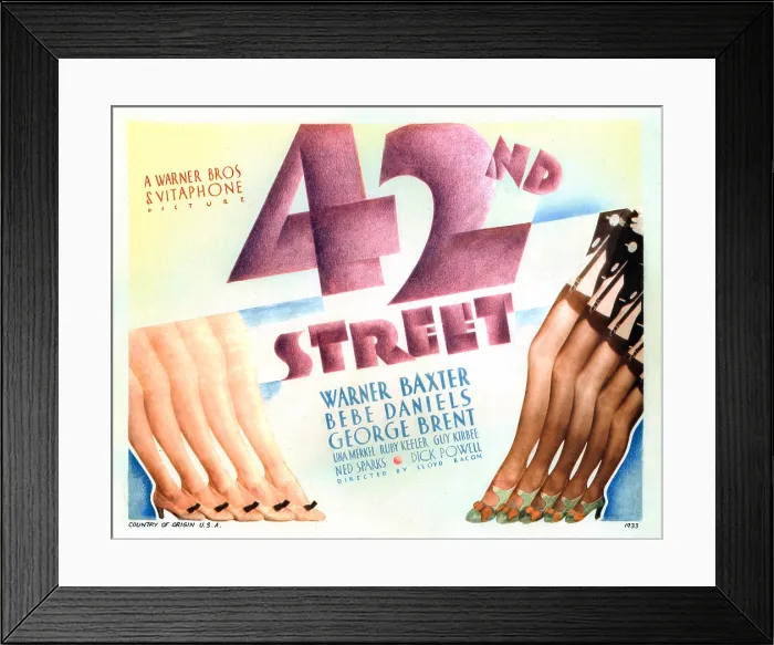 Framed Print : 42nd STREET, US poster, 1933