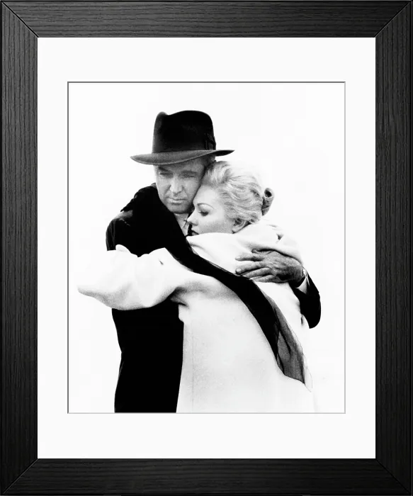 Framed Print : VERTIGO, from left: James Stewart, Kim Novak, 1958 vertigo-fsc13(vertigo-fsc13)