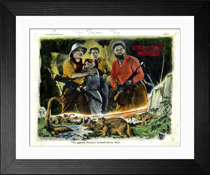 Framed Print : THE LOST WORLD, from left, Lewis Stone, Bessie Love, Lloyd Hughes, Wallace Beery, 1925 Framed Print : THE LOST WORLD, from left, Lewis Stone, Bessie Love, Lloyd Hughes, Wallace Beery, 1925