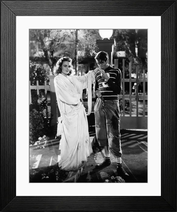 Framed Print : IT'S A WONDERFUL LIFE, from left: Donna Reed, James Stewart, 1946 itsawonderfullife-fsc11(itsawonderfullife-fsc11)