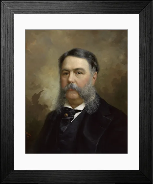 Framed Print : Chester Arthur, 21th President of the United States, held office from Sept. 19, 1881 until 1884