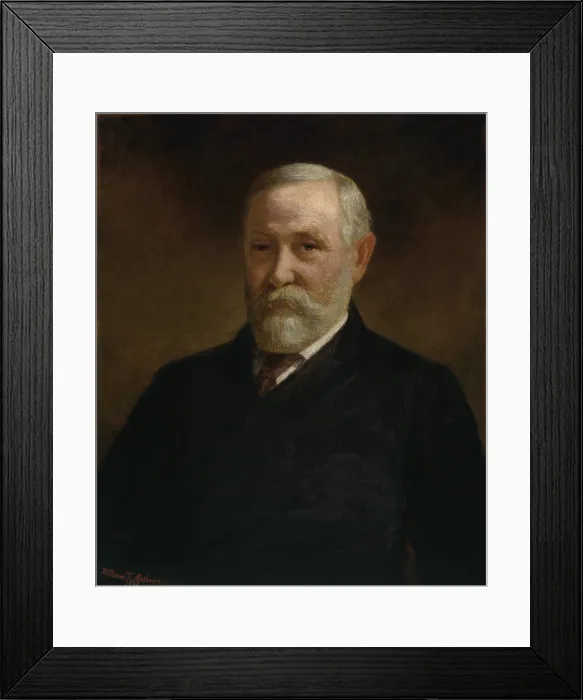 Framed Print : Benjamin Harrison, 23rd President of the United States, held office from 1889-1893