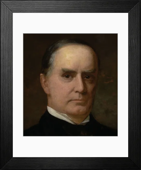Framed Print : William McKinley, 24th President of the United States, held office from 1897-1901