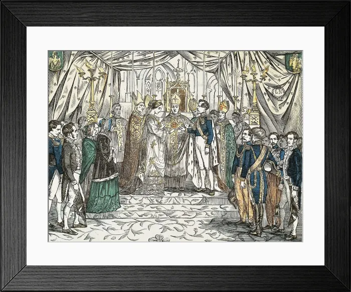 Framed Print : EUGENIE, Eugnia Mara de Montijo de Guzmn (1826-1920); NAPOLON III, Charles-Louis Napolon Bonaparte (1808-1873) Framed Print : EUGENIE, Eugnia Mara de Montijo de Guzmn (1826-1920); NAPOLON III, Charles-Louis Napolon Bonaparte (1808-1873)