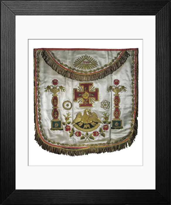 Framed Print : Masonic apron. SPAIN. Madrid. National Historical Archive of Madrid. AISA / Everett Collection**US SALES ONLY** Framed Print : Masonic apron. SPAIN. Madrid. National Historical Archive of Madrid. AISA / Everett Collection**US SALES ONLY**
