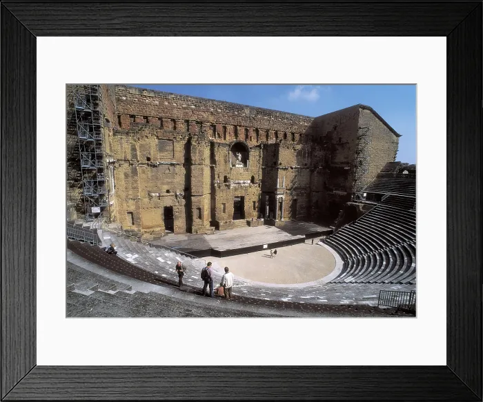 Framed Print : FRANCE. PROVENCE ALPES CTE D'AZUR. VAUCLUSE. Orange. Roman theatre (1st c. AD). Roman art. Early Empire. AISA / Everett Collection**US SALES ONLY** Framed Print : FRANCE. PROVENCE ALPES CTE D'AZUR. VAUCLUSE. Orange. Roman theatre (1st c. AD). Roman art. Early Empire. AISA / Everett Collection**US SALES ONLY**