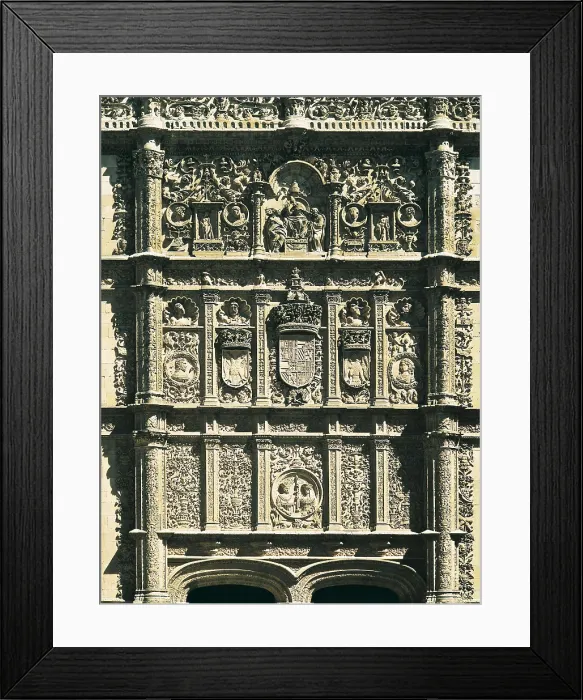 Framed Print : SPAIN. Salamanca. University of Salamanca. Facade. Renaissance art. Plateresque. Architecture. AISA / Everett Collection**US SALES ONLY** Framed Print : SPAIN. Salamanca. University of Salamanca. Facade. Renaissance art. Plateresque. Architecture. AISA / Everett Collection**US SALES ONLY**