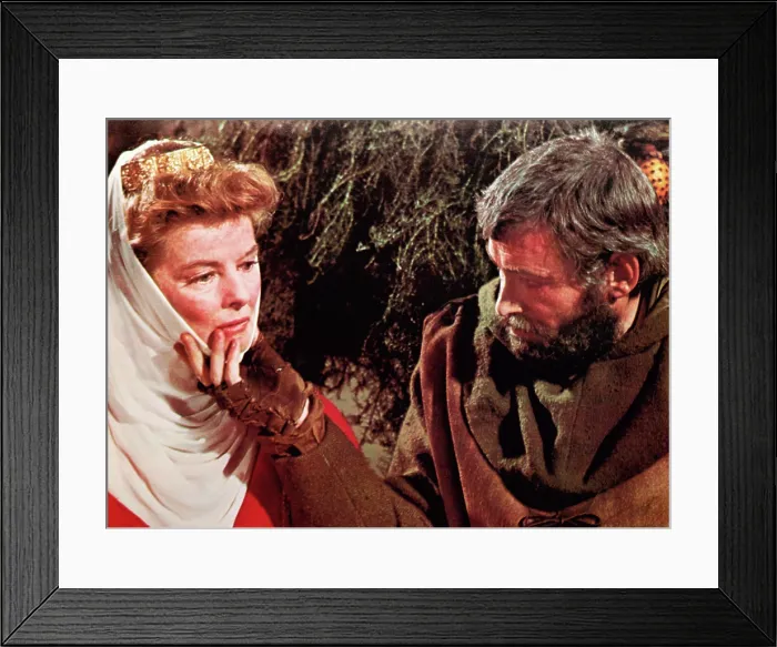 Framed Print : THE LION IN WINTER, Katharine Hepburn, Peter O'Toole, 1968