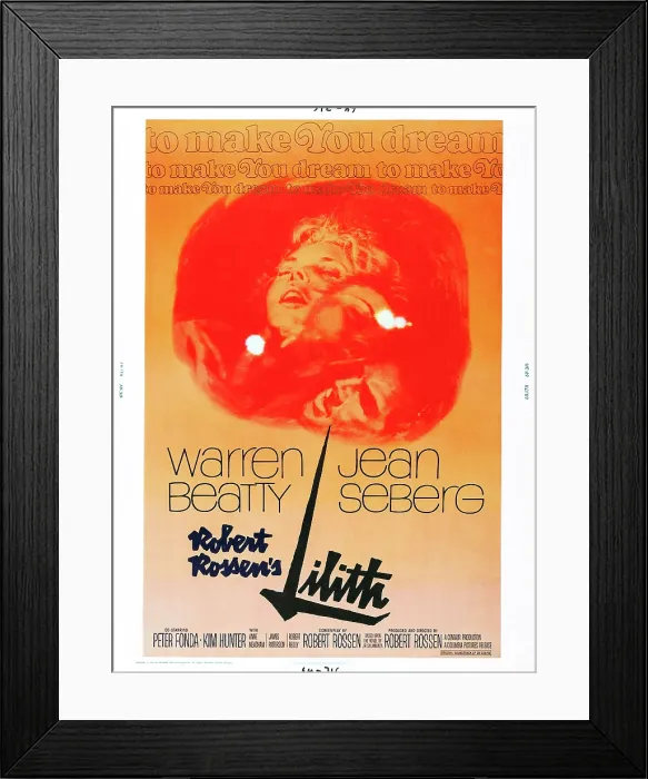 Framed Print : LILITH, US poster, Jean Seberg (top), Warren Beatty, 1964 Framed Print : LILITH, US poster, Jean Seberg (top), Warren Beatty, 1964