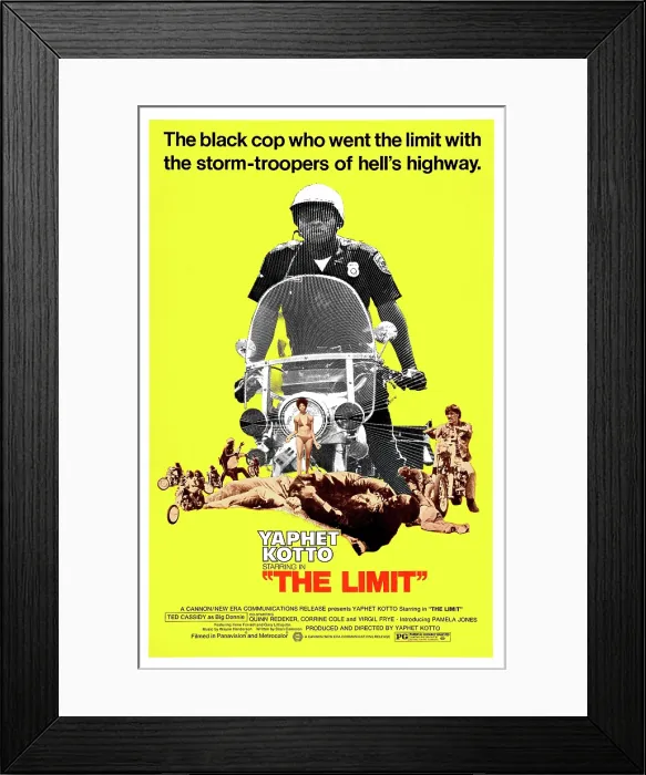 Framed Print : THE LIMIT, Yaphet Kotto, 1972