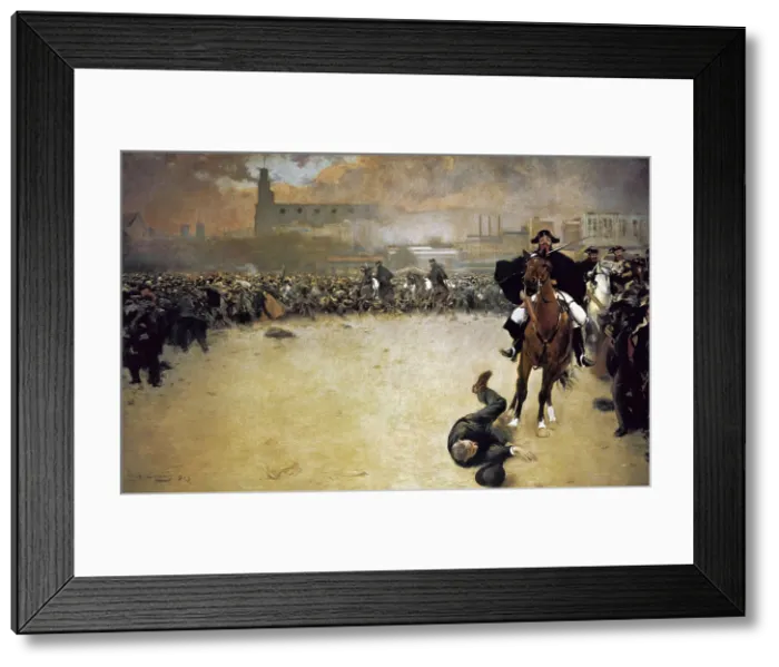 Framed Print : CASAS i CARBO, Ramn (1866-1932). The Loading. 1899. Modernism. Oil on canvas. SPAIN. Olot. Garrotxa Regional Museum. AISA / Everett Collection**US SALES ONLY** Framed Print : CASAS i CARBO, Ramn (1866-1932). The Loading. 1899. Modernism. Oil on canvas. SPAIN. Olot. Garrotxa Regional Museum. AISA / Everett Collection**US SALES ONLY**