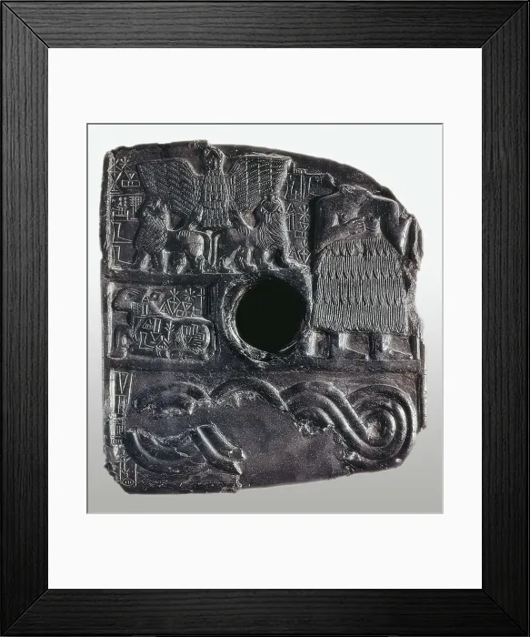 Framed Print : Votive relief of Dudu, Sumerian priest. 2404 - 2375 BC. Time of the 1st Lagash dynasty. Entemena's kingdom. Sumerian art. Old Sumerian or Patesi art. Relief on rock. FRANCE Framed Print : Votive relief of Dudu, Sumerian priest. 2404 - 2375 BC. Time of the 1st Lagash dynasty. Entemena's kingdom. Sumerian art. Old Sumerian or Patesi art. Relief on rock. FRANCE