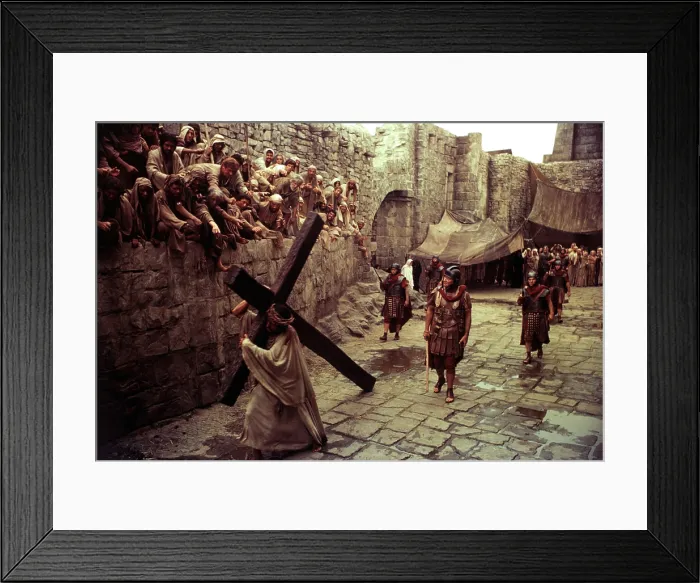 Framed Print : GREATEST STORY EVER TOLD, THE, Max Von Sydow, John Wayne, 1965 Framed Print : GREATEST STORY EVER TOLD, THE, Max Von Sydow, John Wayne, 1965