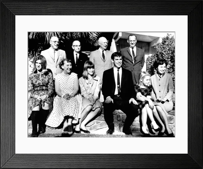 Framed Print : Dwight Eisenhower family portrait at El Dorado Country Club, Palm Desert, California. New Year's Day 1965 Framed Print : Dwight Eisenhower family portrait at El Dorado Country Club, Palm Desert, California. New Year's Day 1965