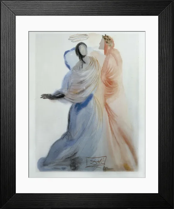 Framed Print : DALI, Salvador (1904-1989). The Divine Comedy. 1960. Illustration from an edition of Dante's 'Divine Comedy' Framed Print : DALI, Salvador (1904-1989). The Divine Comedy. 1960. Illustration from an edition of Dante's 'Divine Comedy'