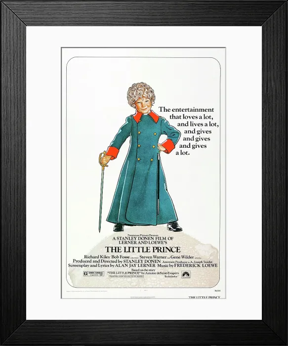Framed Print : THE LITTLE PRINCE, US poster, Steven Warner, 1974
