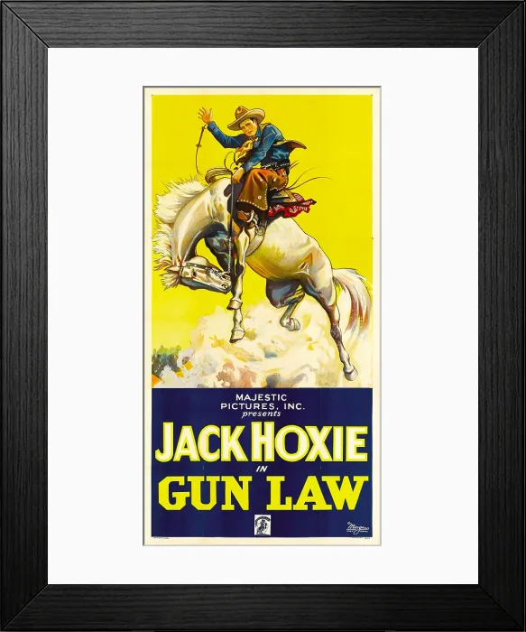 Framed Print : GUN LAW, Jack Hoxie, 1933